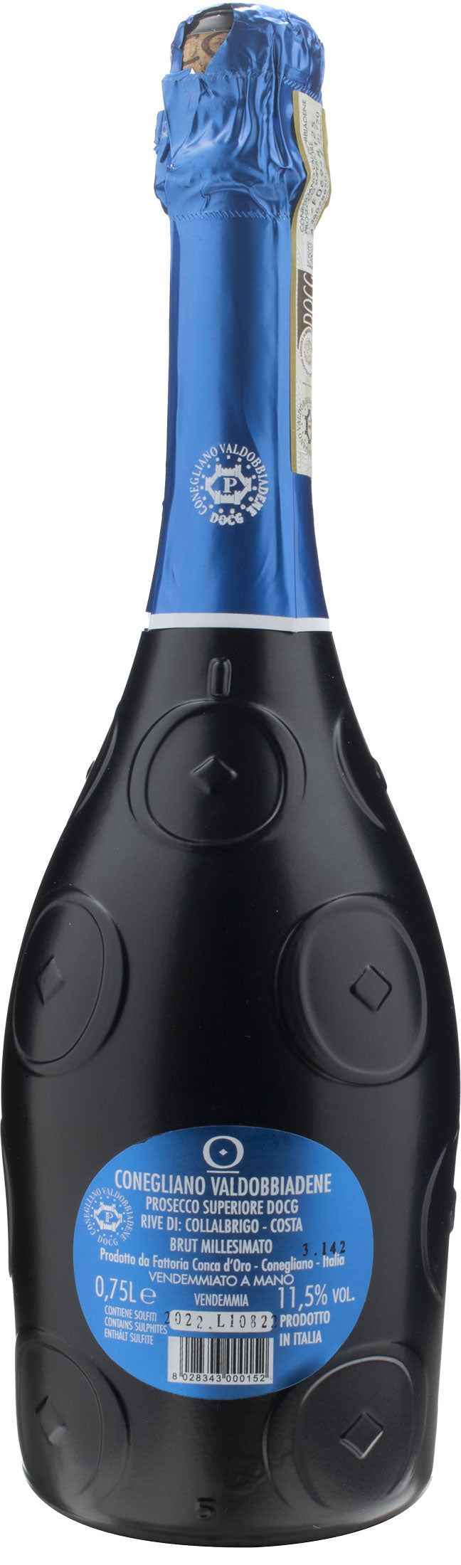 Conca d'Oro Conegliano Valdobbiadene Prosecco Superiore Platimoon Brut Millesimato 2022