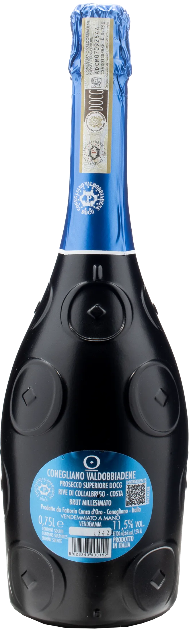 Conca d'Oro Conegliano Valdobbiadene Prosecco Superiore Platimoon Brut Millesimato 2023