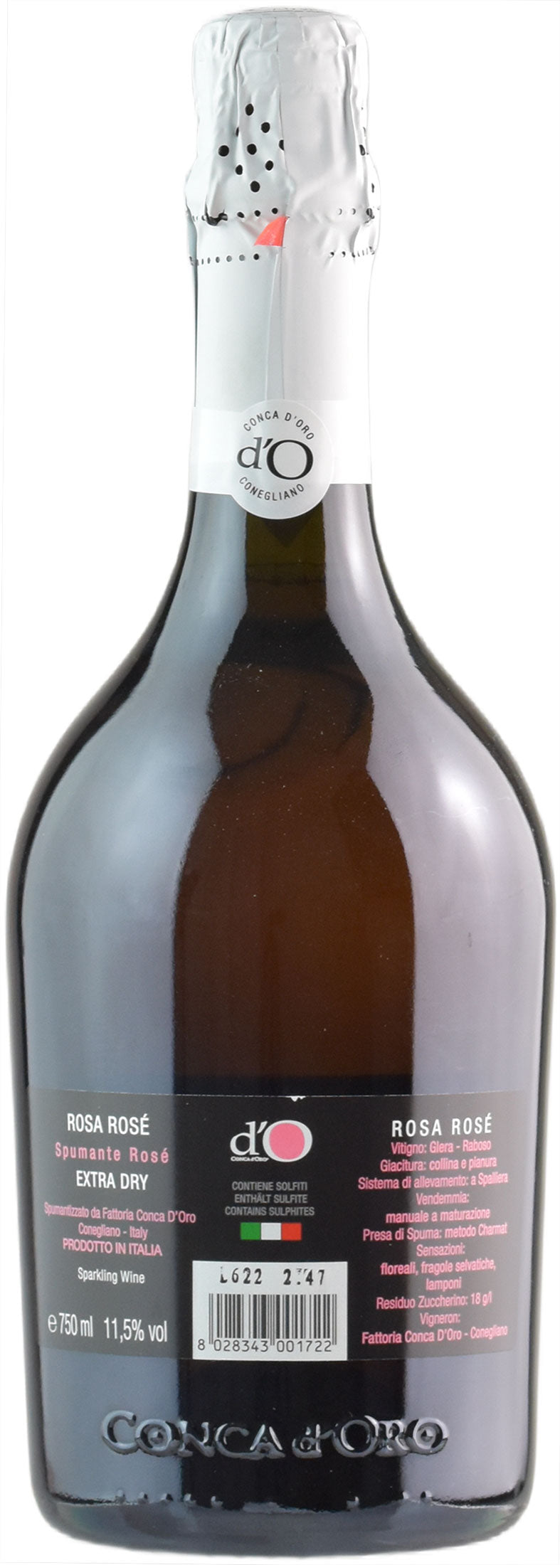 Conca d'Oro Spumante Rosé Extra Dry