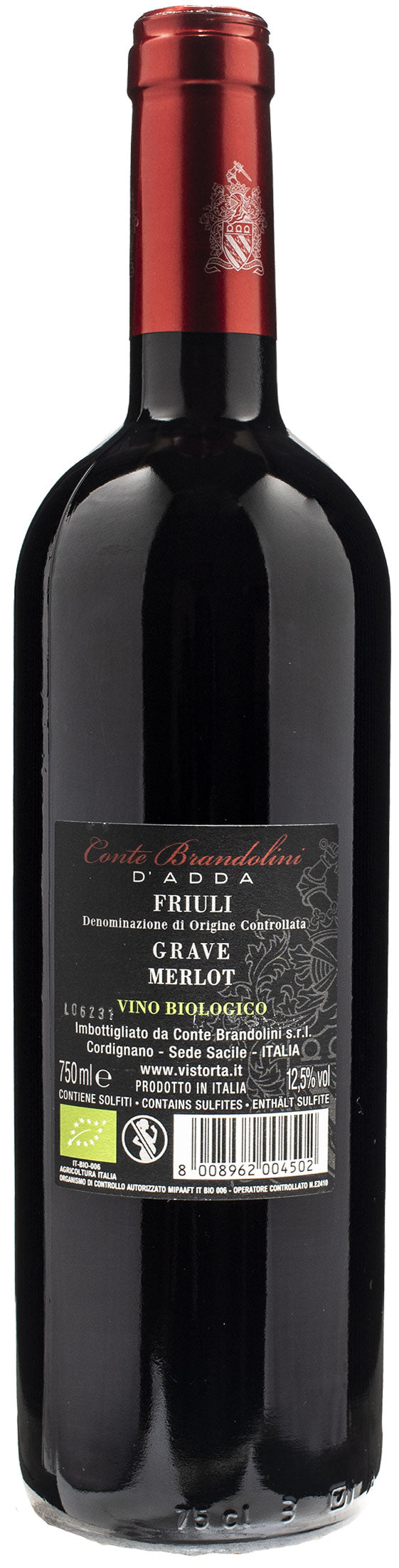 Conte Brandolini d'Adda Merlot Stomo 2019