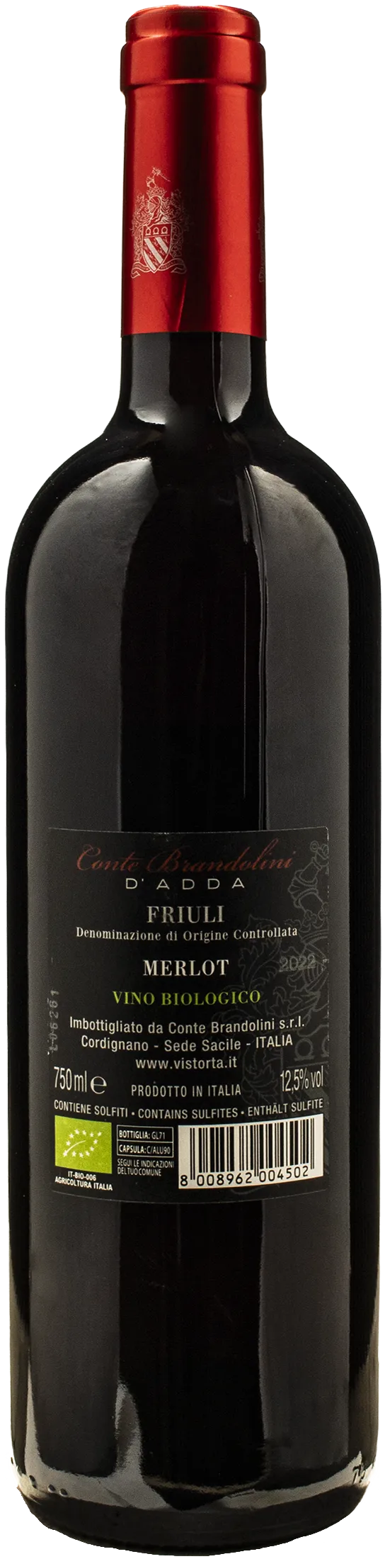 Conte Brandolini d'Adda Merlot Stomo 2022
