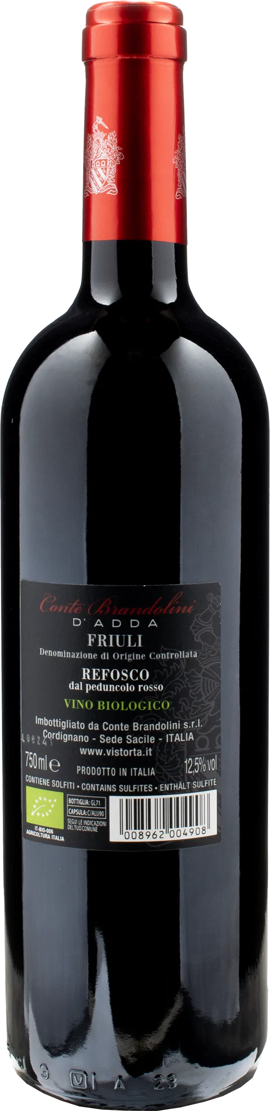 Conte Brandolini D'Adda Refosco Del Peduncolo Rosso 2020