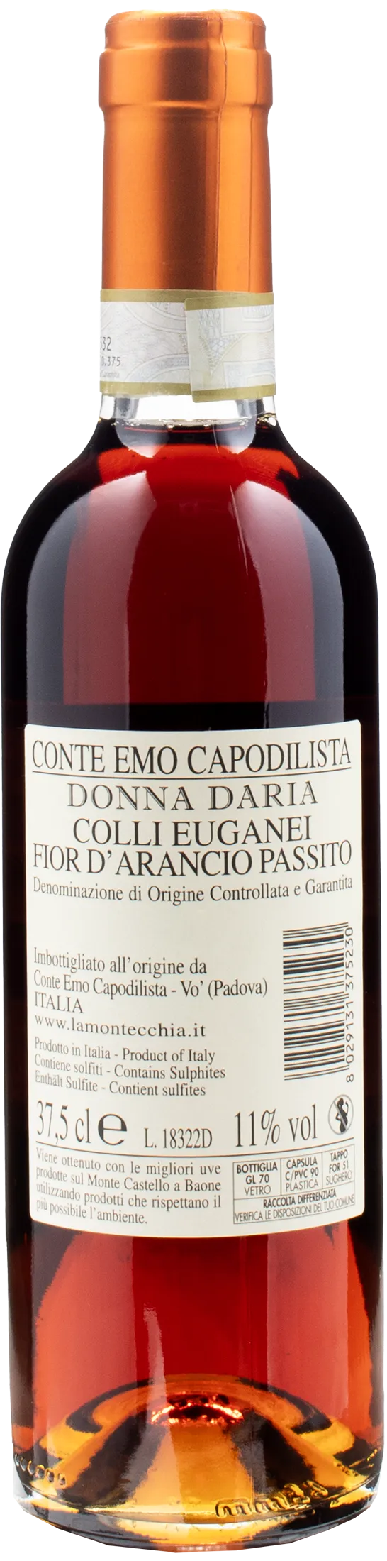 Conte Emo Capodilista Donna Daria Baon Colli Euganei Fior d'Arancio Passito 0.375L 2019