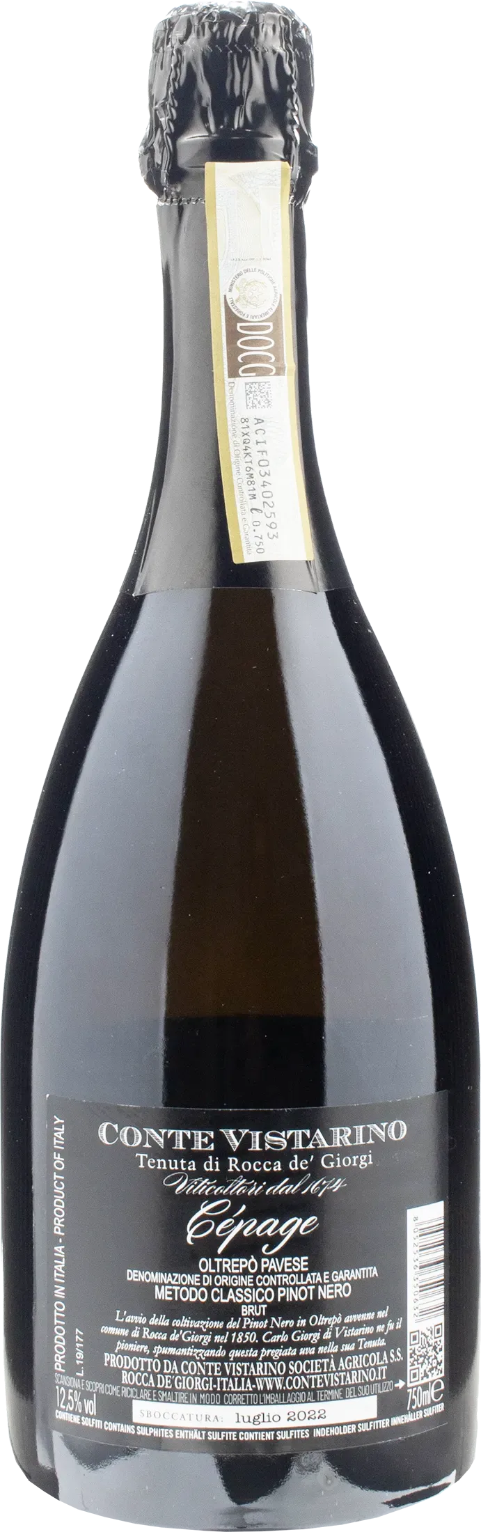Conte Vistarino Cepage Metodo Classico Brut