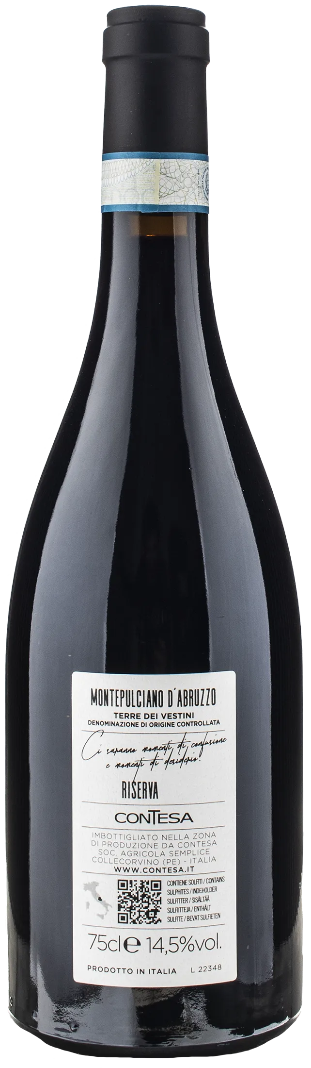 Contesa Montepulciano Abruzzo Chiedi alla Polvere Riserva 2019