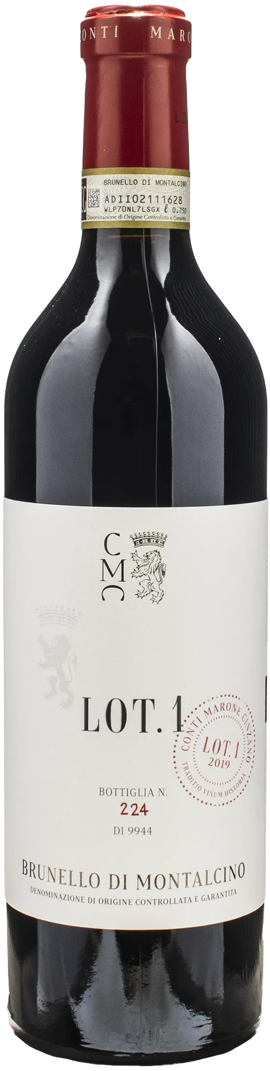 Conti Marone Cinzano Brunello di Montalcino LOT.1 2019