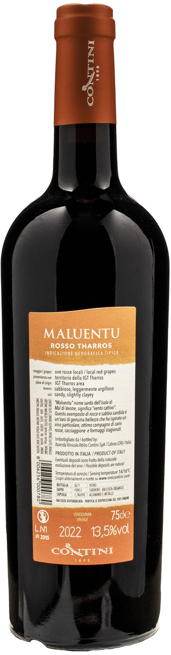 Contini Maluentu Rosso Tharros 2022