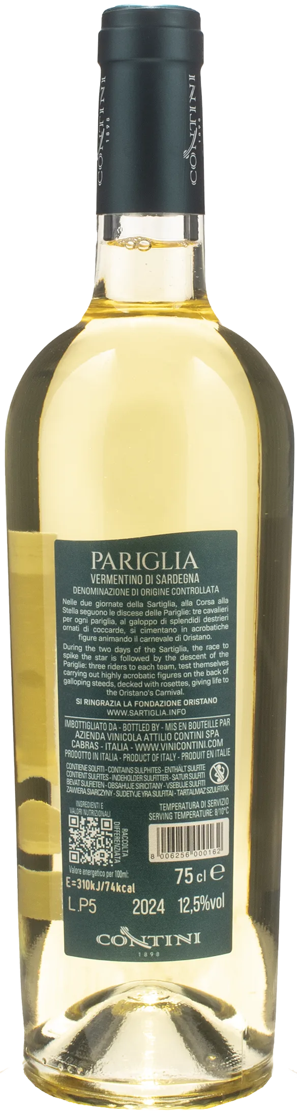 Contini Vermentino di Sardegna Pariglia 2024