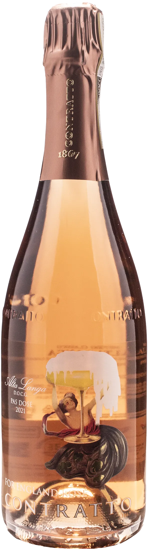 Contratto Alta Langa For England Rosè Pas Dose 2021