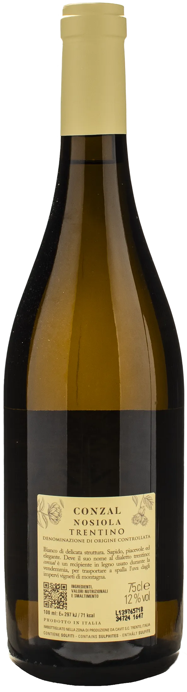 Conzal Trentino Nosiola 2023