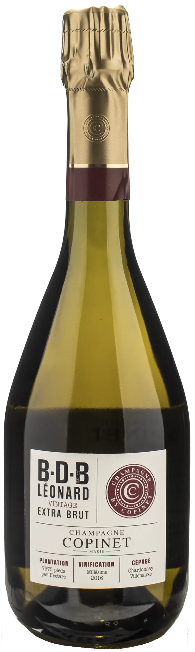 Copinet Champagne Blanc de Blancs Monsieur Leonard Extra Brut 2016