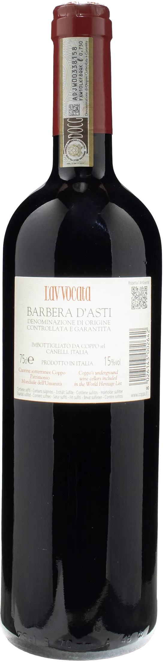 Coppo Barbera d'Asti L'Avvocata 2022