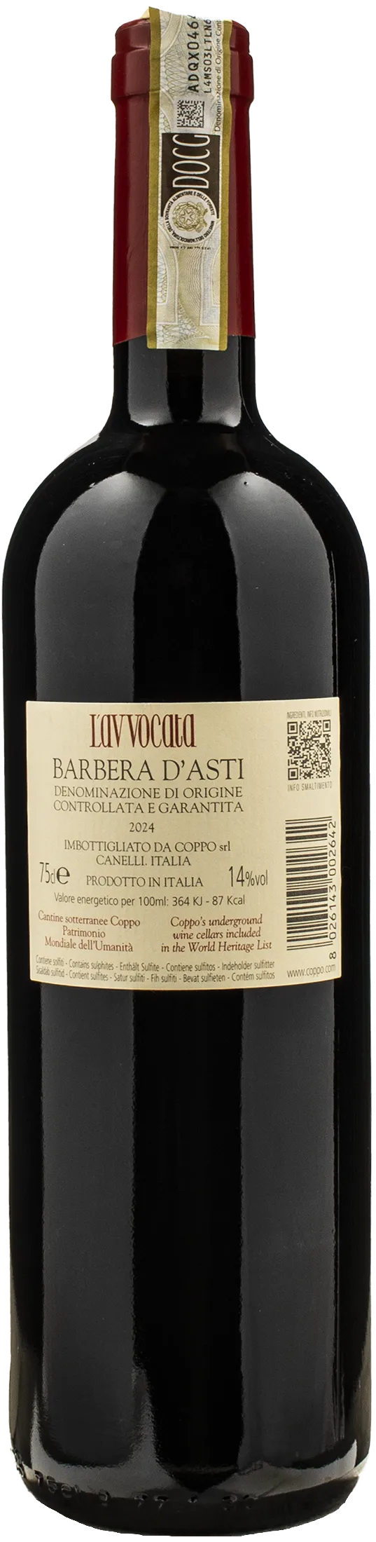 Coppo Barbera d'Asti L'Avvocata 2024