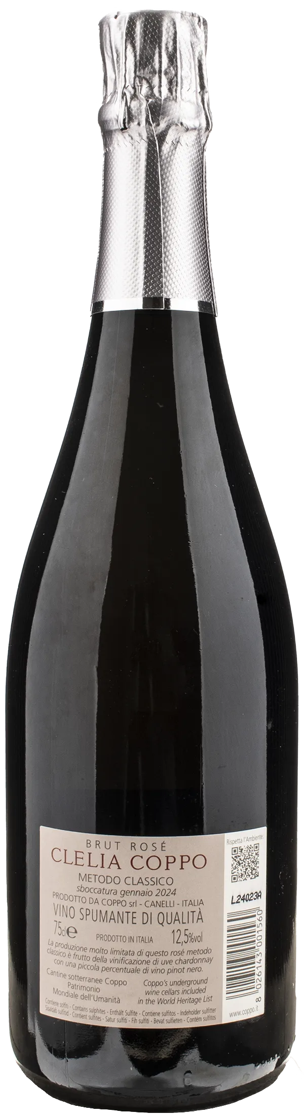 Coppo Clelia Metodo Classico Rosè Brut 2021