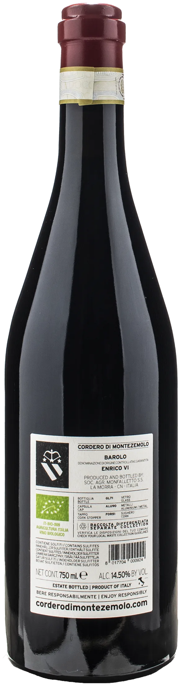 Cordero di Montezemolo Barolo Enrico VI 2020