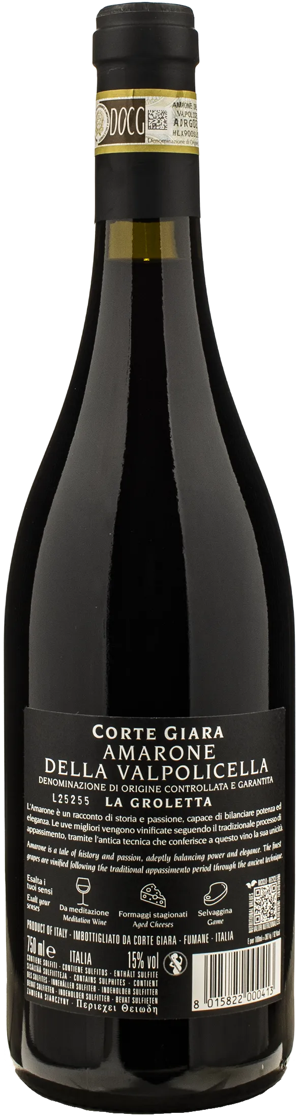 Corte Giara Amarone della Valpolicella La Groletta 2022