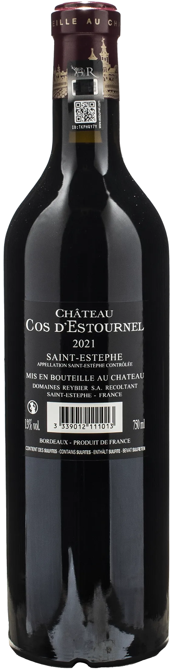 Cos d'Estournel Saint Estephe Grand Cru Classe 2021