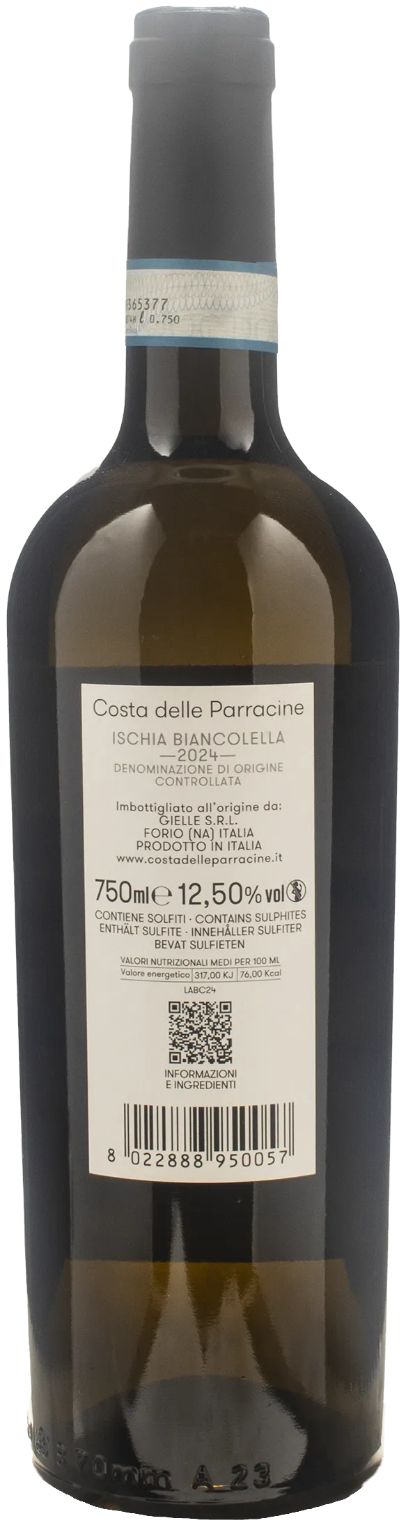 Costa Delle Parracine Biancolella 2024
