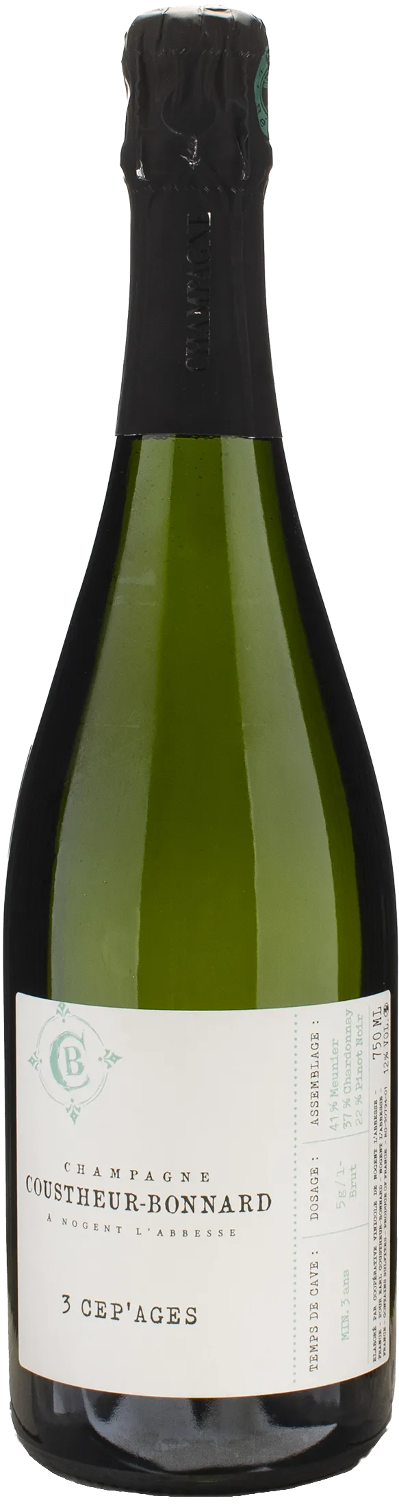 Coustheur Bonnard Champagne 3 CepAges Brut