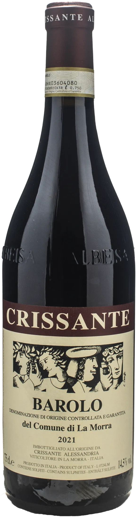 Crissante Alessandria Barolo del Comune di La Morra 2021