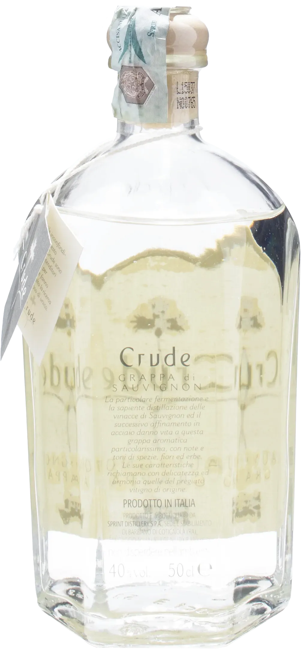 Crude Grappa Sauvignon Riserva Speciale 0.5L