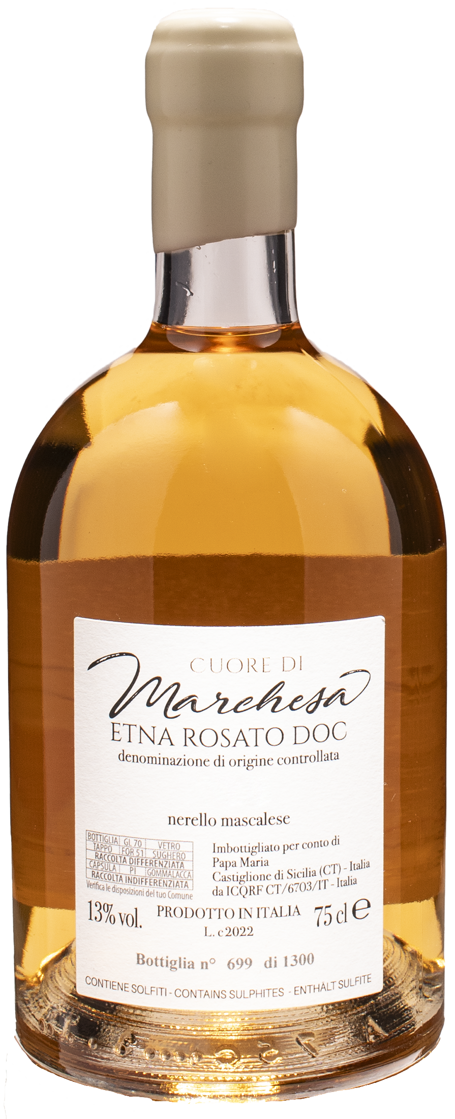 Cuore di Marchesa Etna Rosato 2022