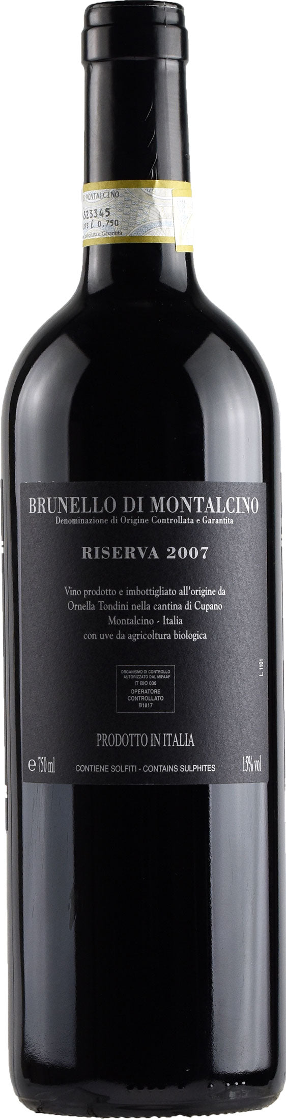 Cupano Brunello di Montalcino Riserva 2007