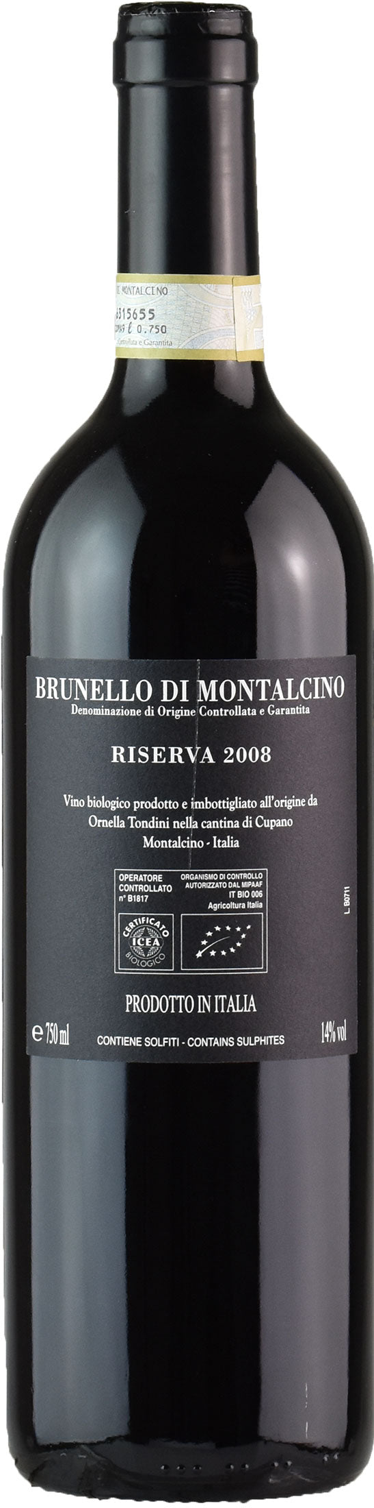 Cupano Brunello di Montalcino Riserva 2008