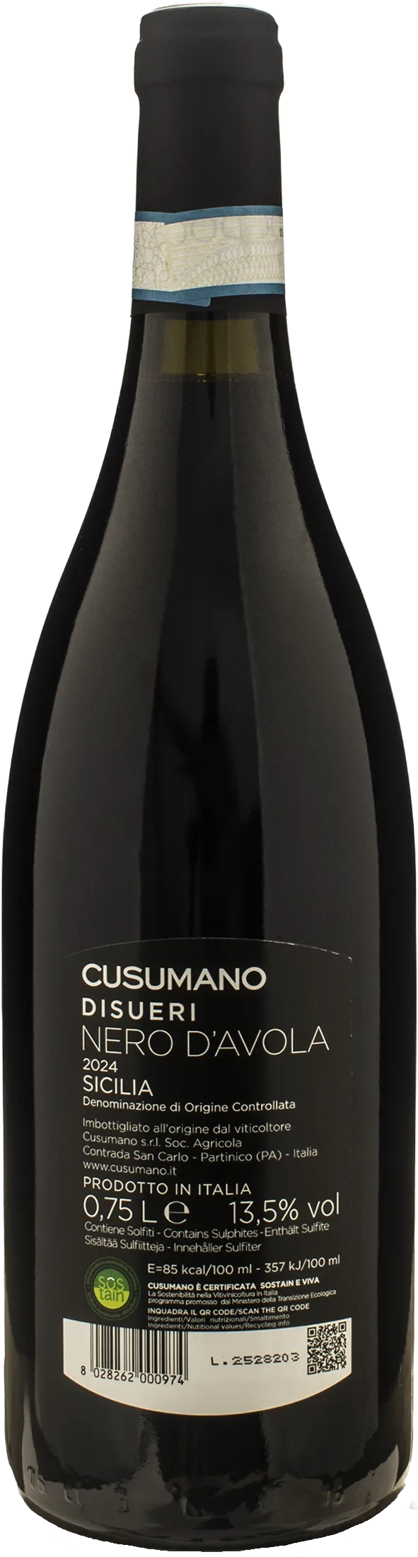 Cusumano Nero d'Avola Disueri 2024