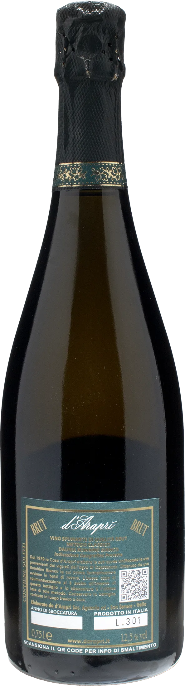 D'Arapri RN Metodo Classico Brut 2019