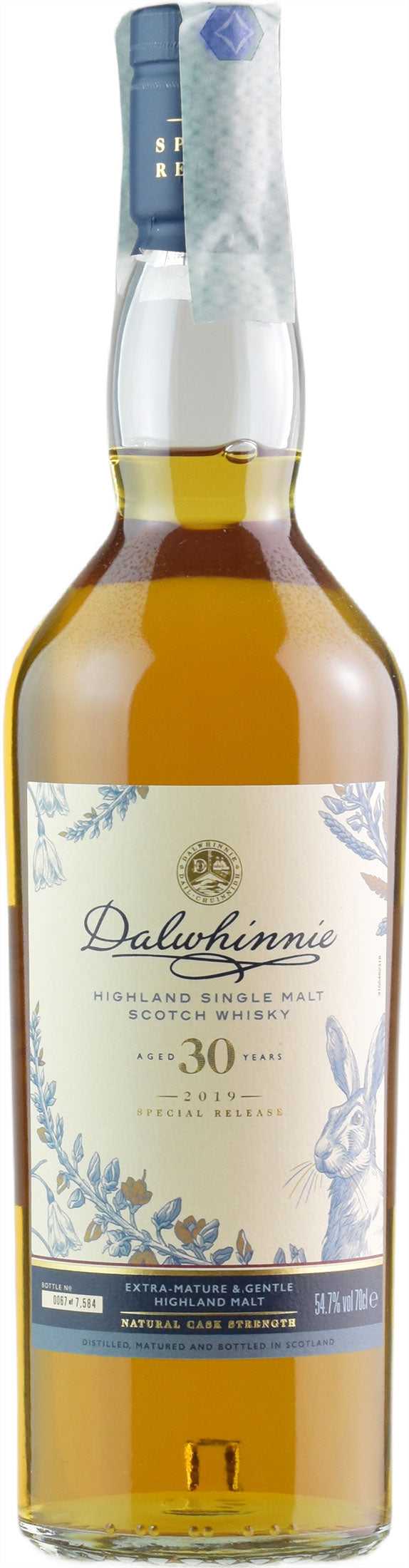 Dalwhinnie Extra Mature Highland Single Malt Scotch Whisky Special Release 30 Aged Years