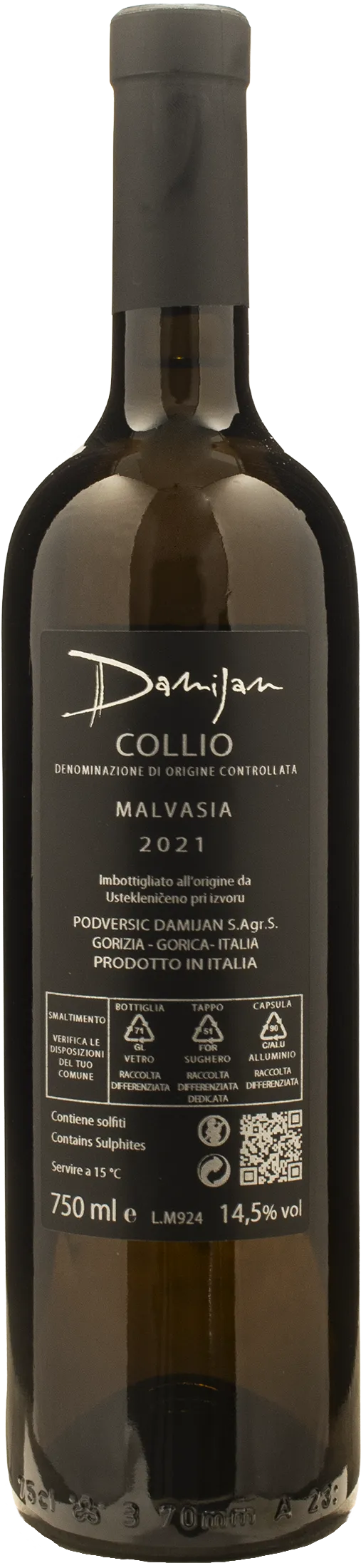 Damijan Podversic Malvasia 2021