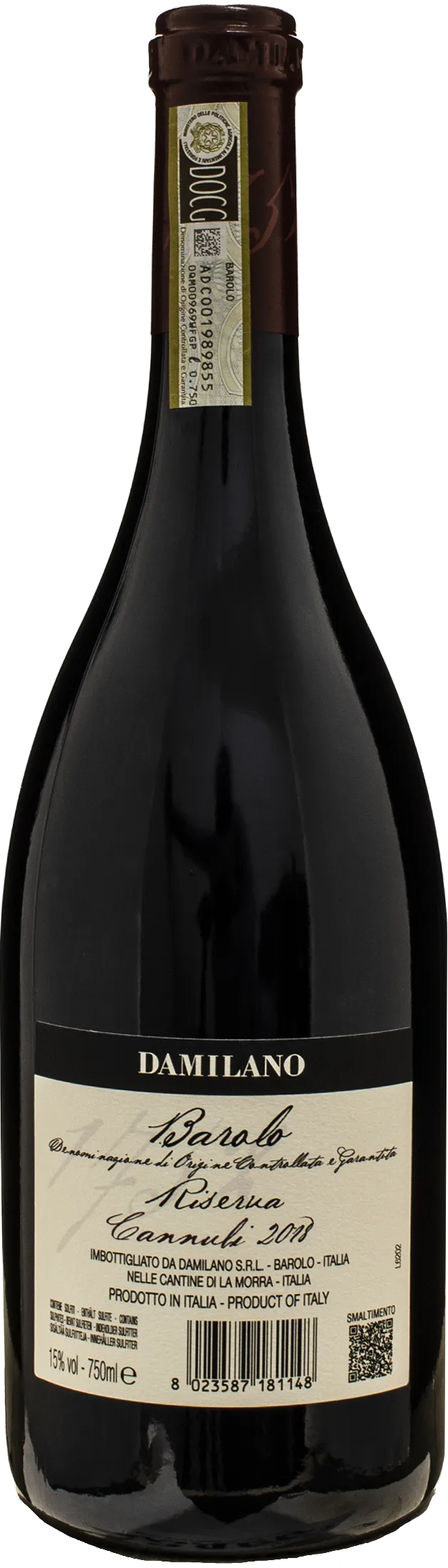 Damilano Barolo Cannubi 1752 Riserva 2018