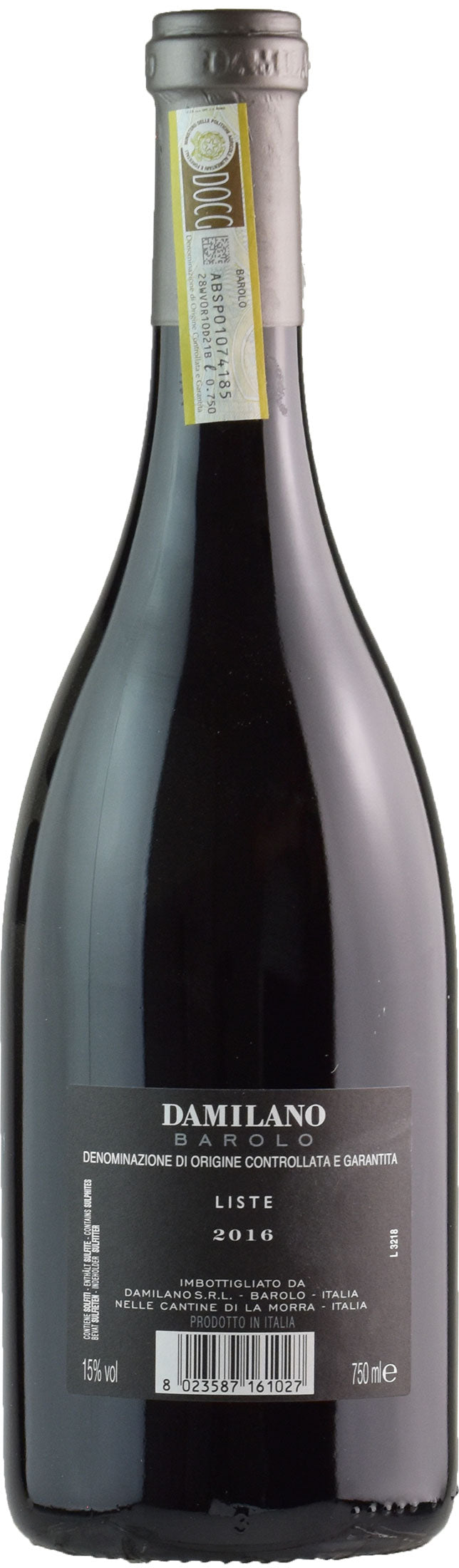 Damilano Barolo Liste 2016