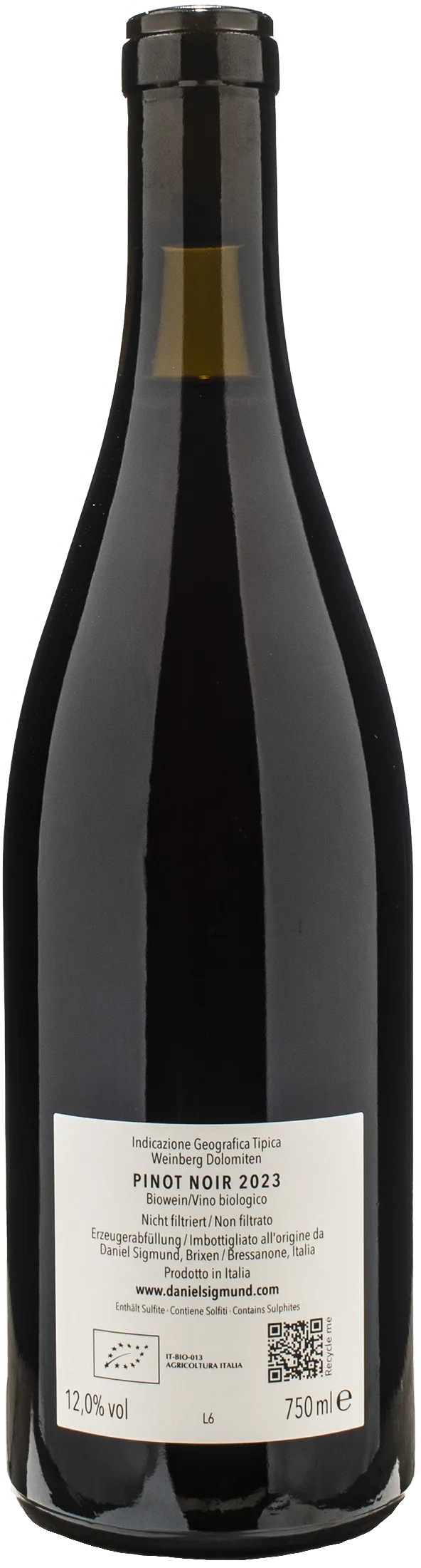 Daniel Sigmund Pinot Nero 2023
