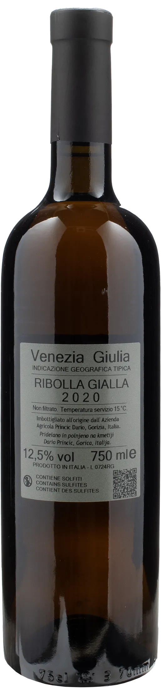 Dario Princic Ribolla Gialla 2020