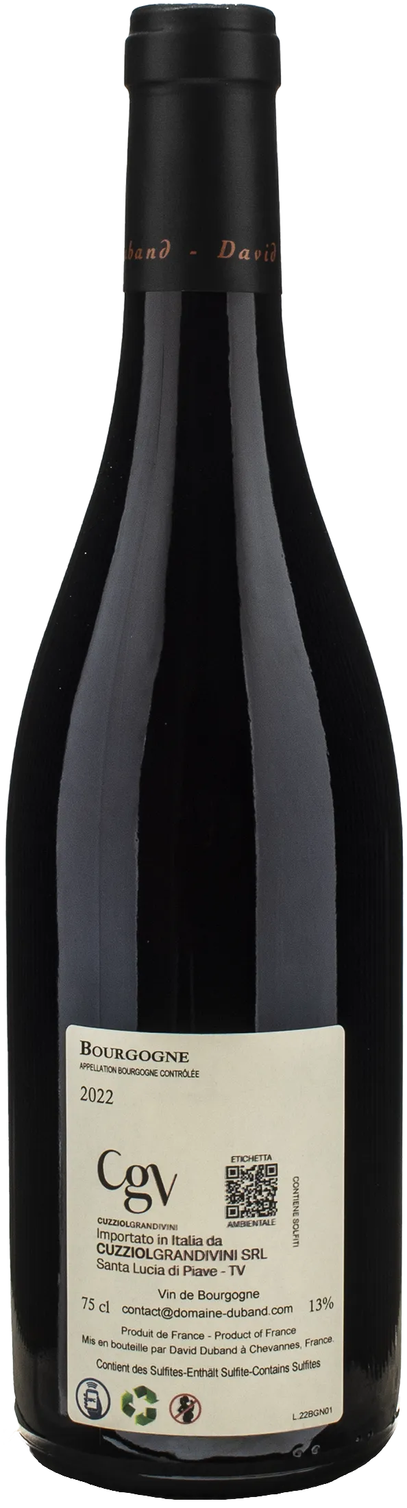 David Duband Bourgogne 2022