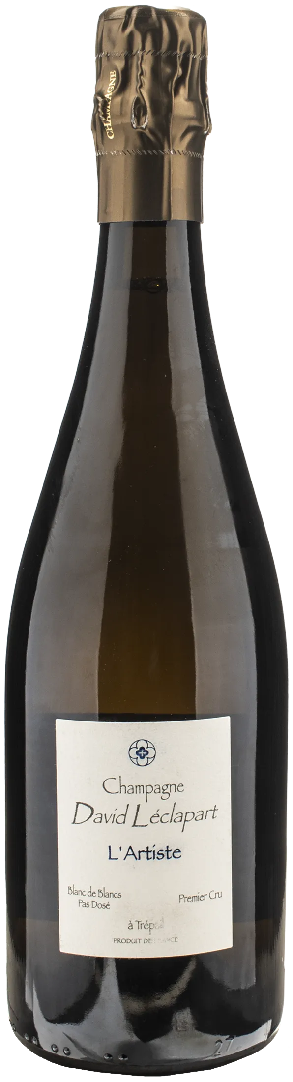 David Leclapart Champagne 1er Cru Blanc de Blancs L'Artiste Pas Dose