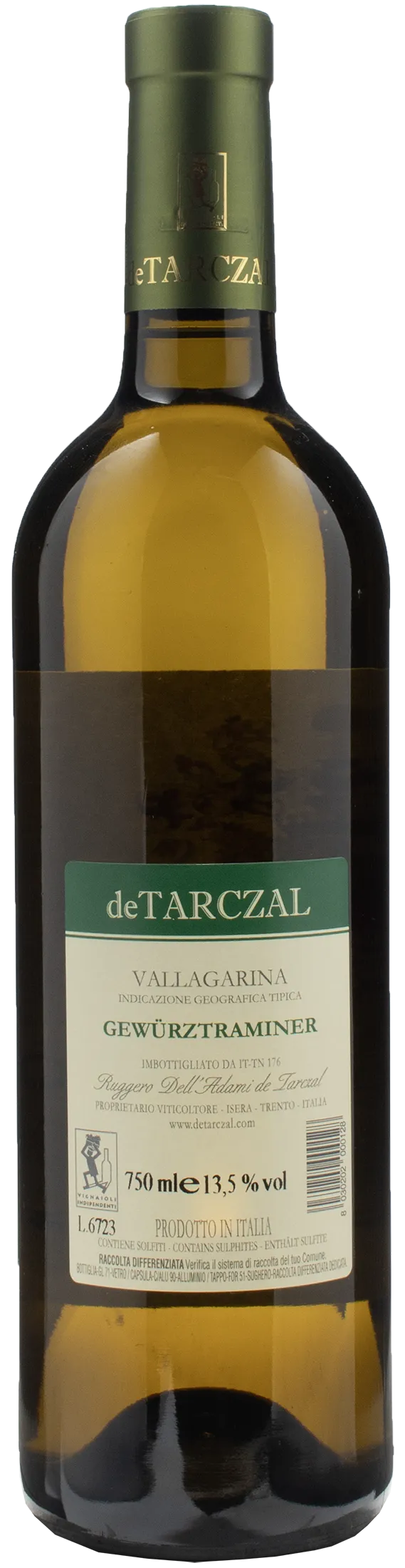 De Tarczal Vallagarina Gewurztraminer 2023