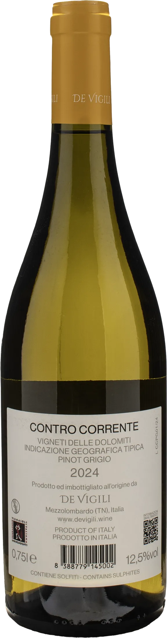 De Vigili Pinot Grigio Controcorrente 2024