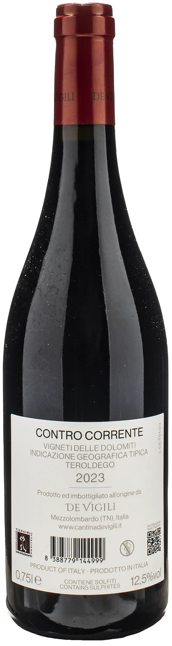De Vigili Teroldego Controcorrente 2023