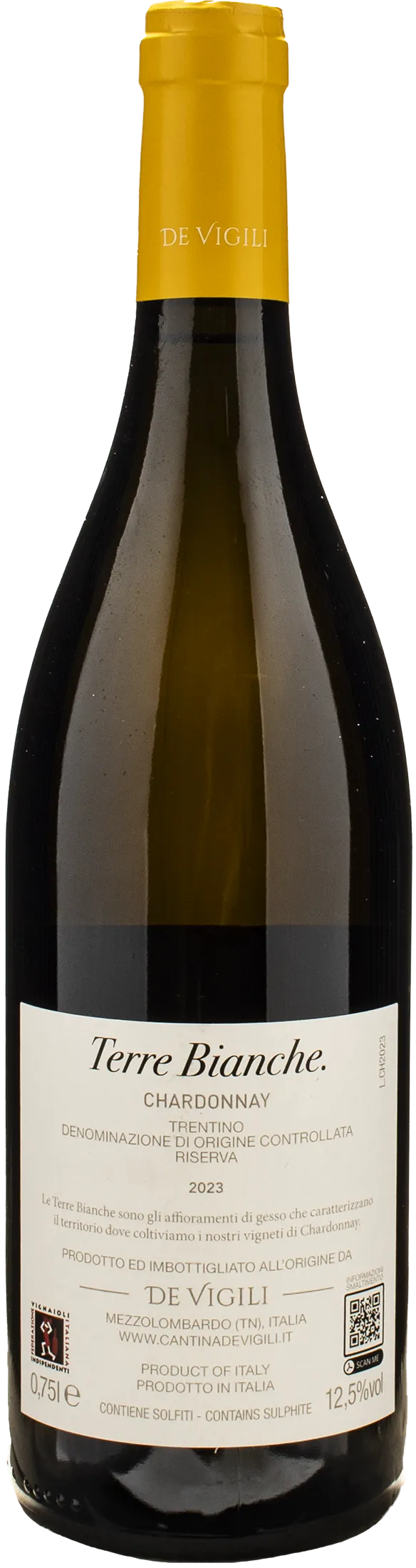 De Vigili Terre Bianche Chardonnay Riserva 2023