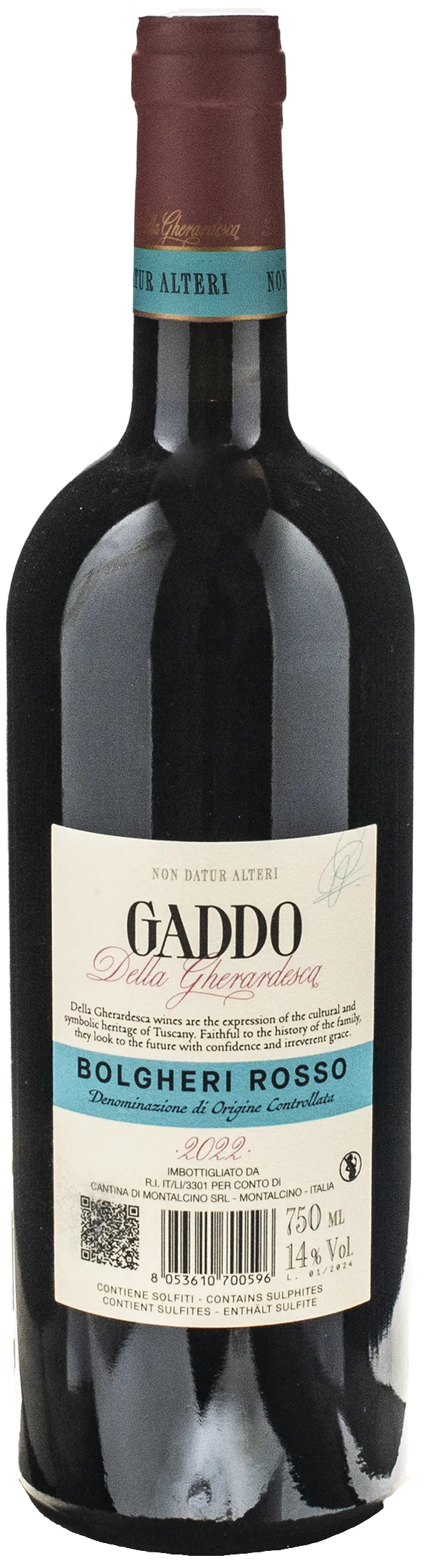 Della Gherardesca Bolgheri Rosso Gaddo 2022