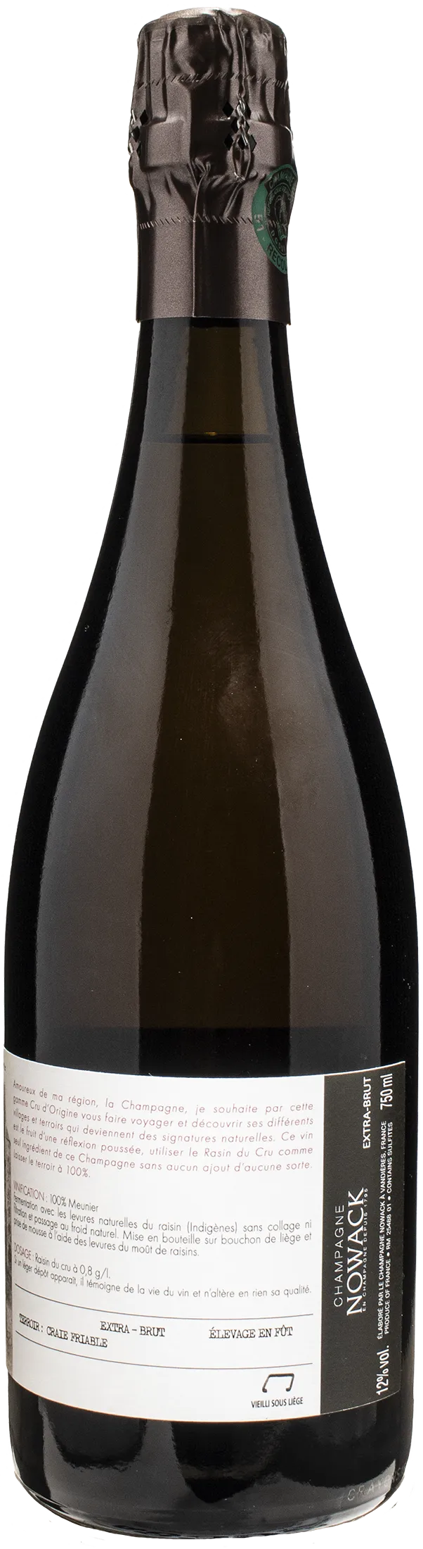 Domaine Nowack Champagne Cru Origine Oeuilly Extra Brut 2017