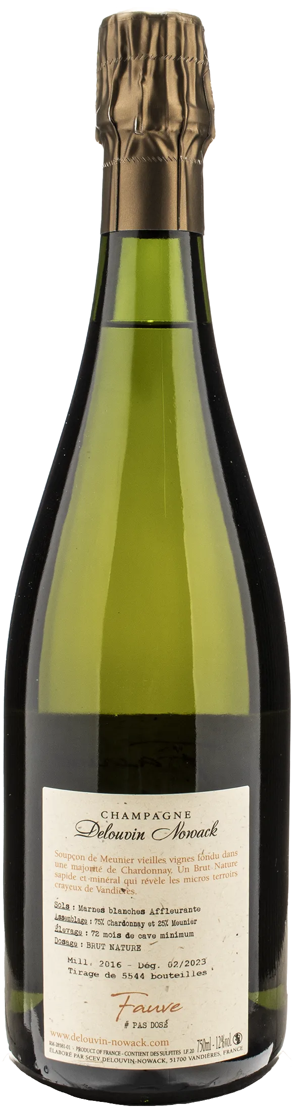 Delouvin Nowack Champagne Fauve Nature