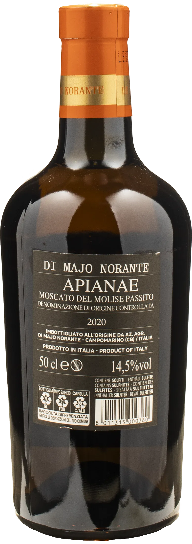 Di Majo Norante Moscato del Molise Passito Apianae 0.5L 2020