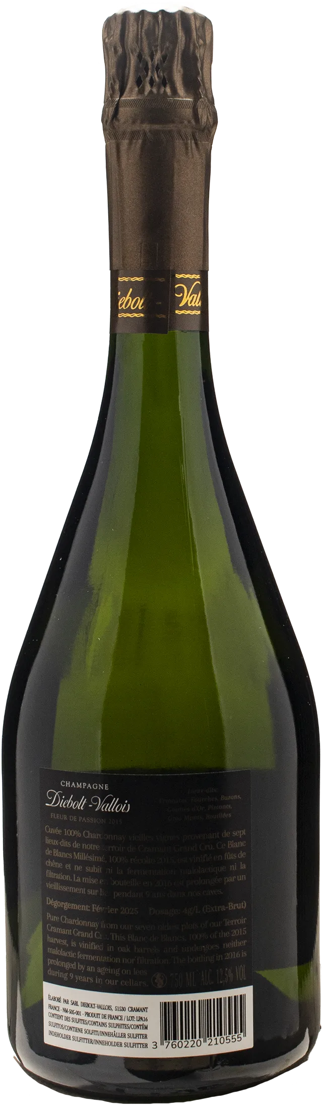 Diebolt-Vallois Champagne Blanc de Blancs Fleur de Passion Extra Brut 2015