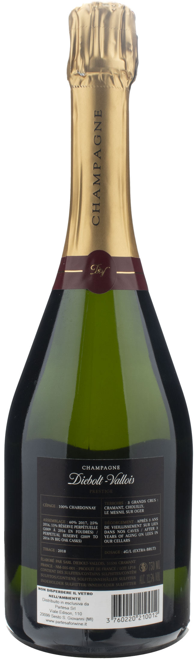 Diebolt Vallois Champagne Blanc de Blancs Prestige Extra Brut