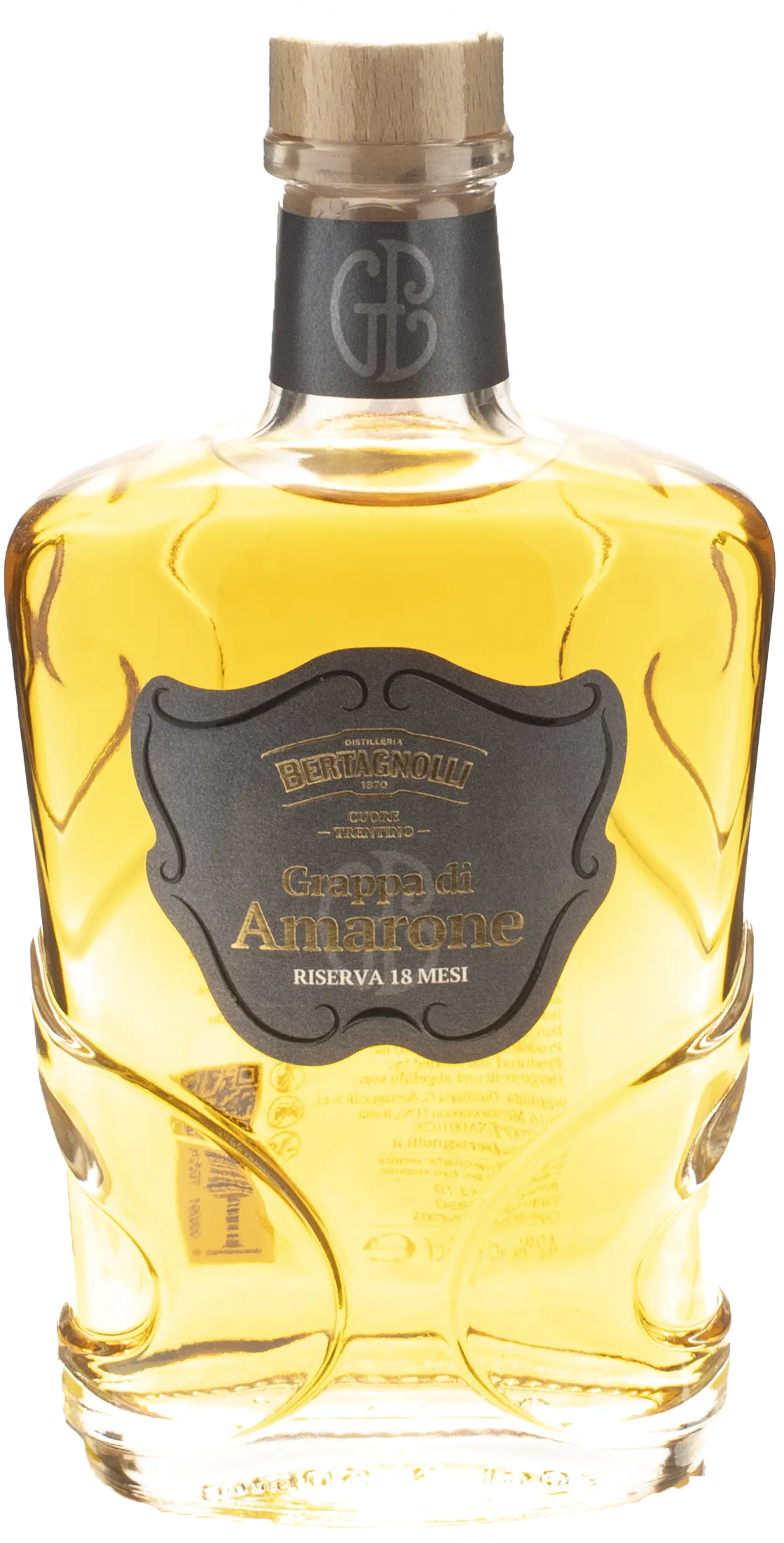 Distilleria Bertagnolli Grappa di Amarone Barrique Riserva 18 mesi 0.7L