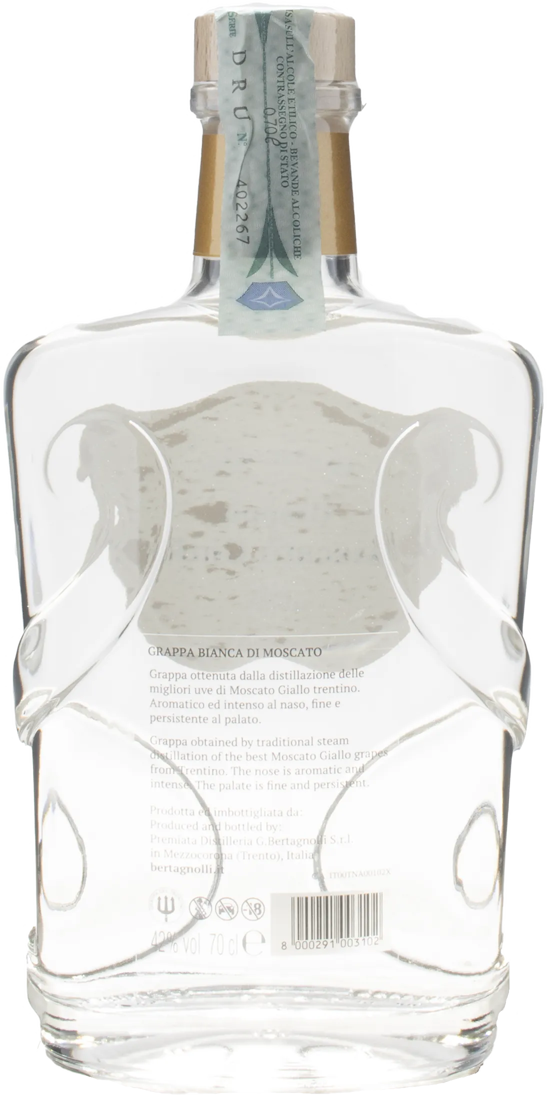 Distilleria Bertagnolli Grappa di Moscato Giallo